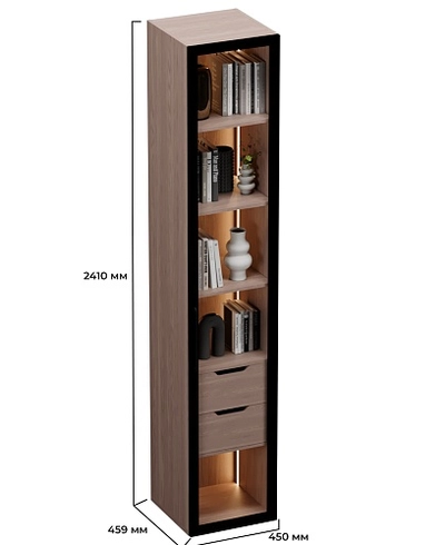 Шкаф со встроенными ящиками, с подсветкой R221.2