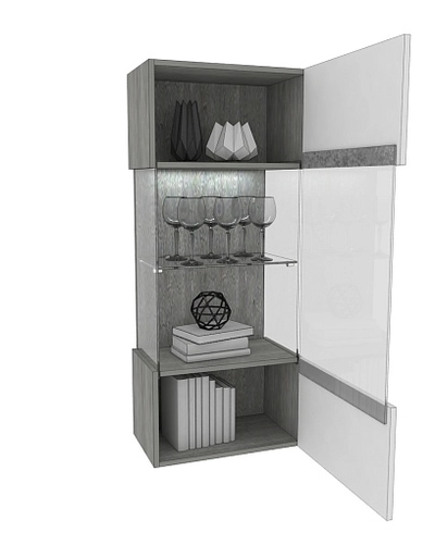 Шкаф навесной с подсветкой LG350