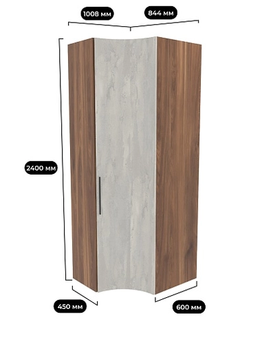 Шкаф угловой F218 L/R