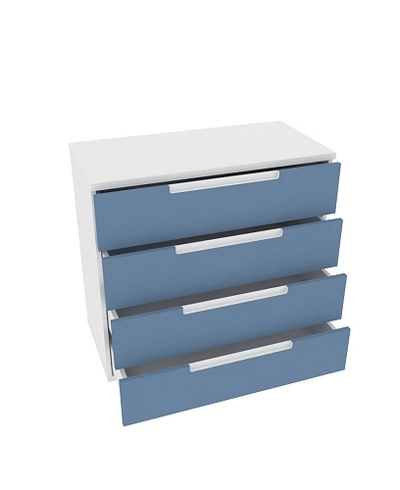 Комод 4 ящика, фасады в эмали LE704