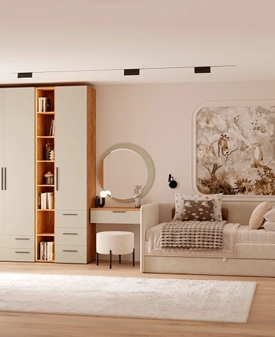 Шкаф однодверный с ящиками L223