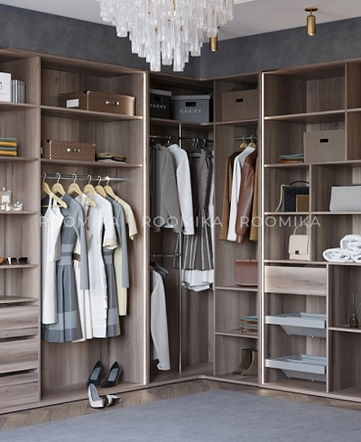 Шкаф угловой с подсветкой M205.45-1 L/R