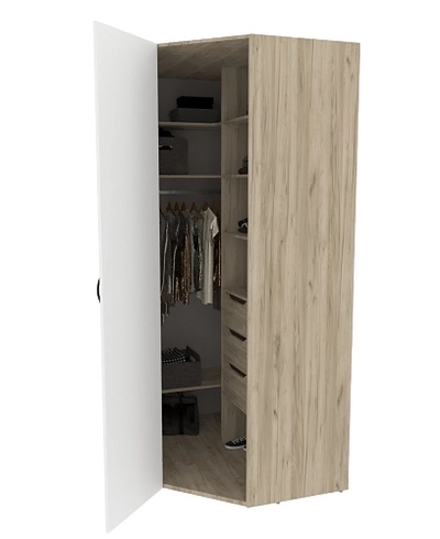 Шкаф угловой L209.60 L/R