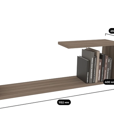 Полка настенная фигурная P110 L/R