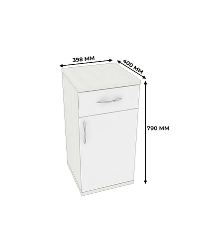 Тумба  с ящиком узкая P875