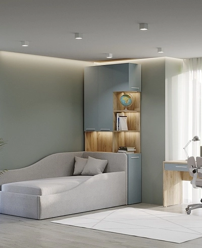 Шкаф с нишей с подсветкой LG212.3-90