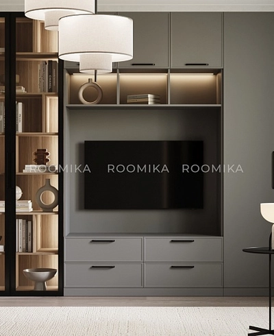 Шкаф для книг и одежды А214