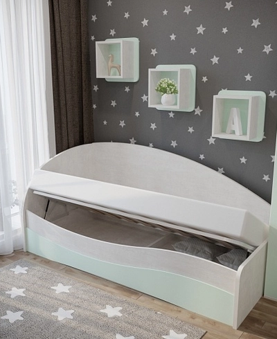 Кровать односпальная P901 с подъемным механизмом, 90x190