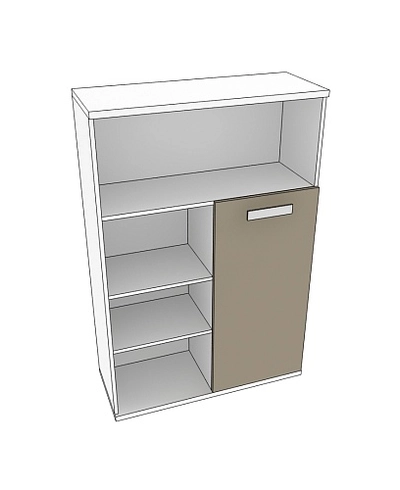 Стеллаж книжный низкий E401