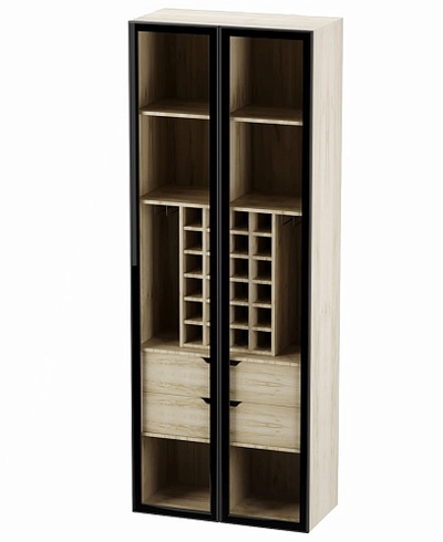 Шкаф-бар со встроенными ящиками с подсветкой R217