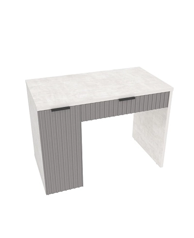 Cтол письменный с тумбой с фрезерованными фасадами LE717 L/R