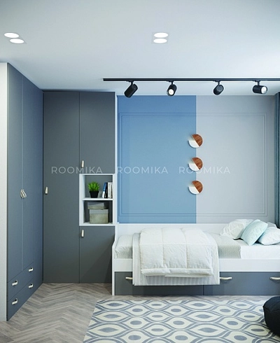 Шкаф  однодверный с нишей L226