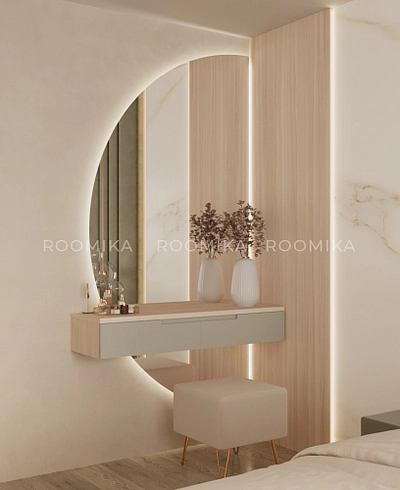 Туалетный столик, фасады в эмали LE-515