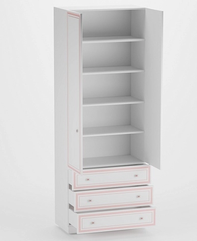 Шкаф двухдверный с ящиками А213