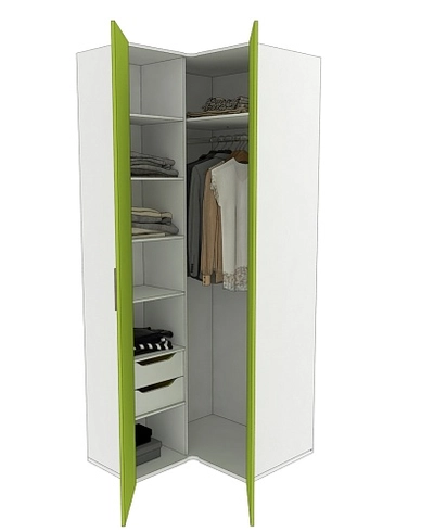 Шкаф угловой L207 L/R