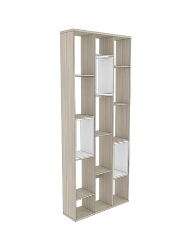 Стеллаж перегородка со вставками L238