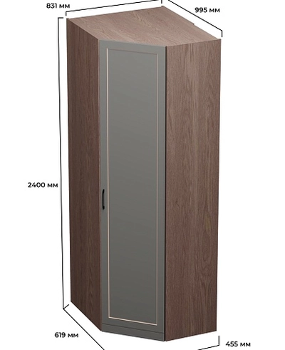 Шкаф угловой A218