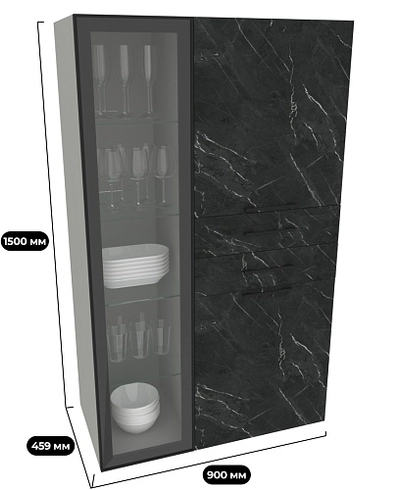 Шкаф для посуды R255