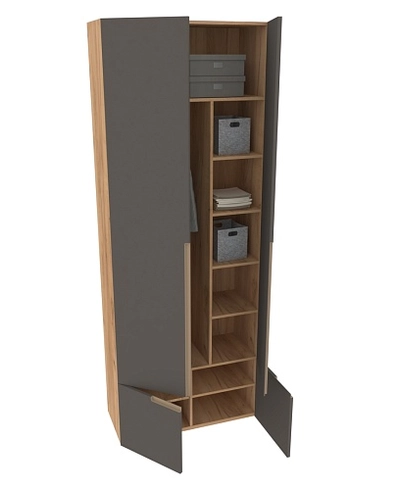 Шкаф для прихожей, фасады в эмали LE422