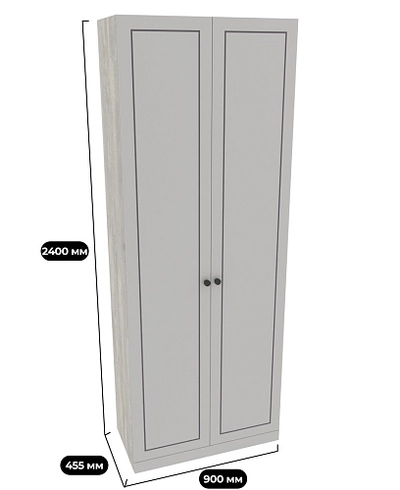 Шкаф двухдверный А210.44-1