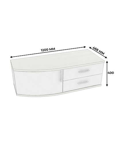 Тумба ТВ радиусная P505 L/R