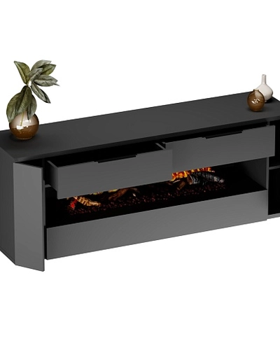 Тумба ТВ напольная с электрокамином LG551.450L/R