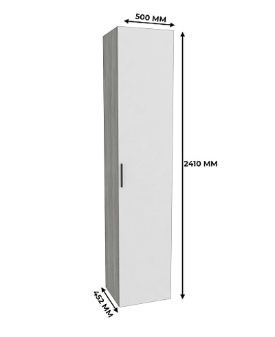 Шкаф 1 дверный широкий LG-221.44-4