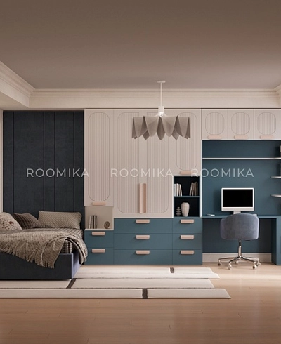 Лацио детская фрезерованные фасады в эмали 90