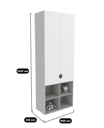 Шкаф двухдверный L217.60-1