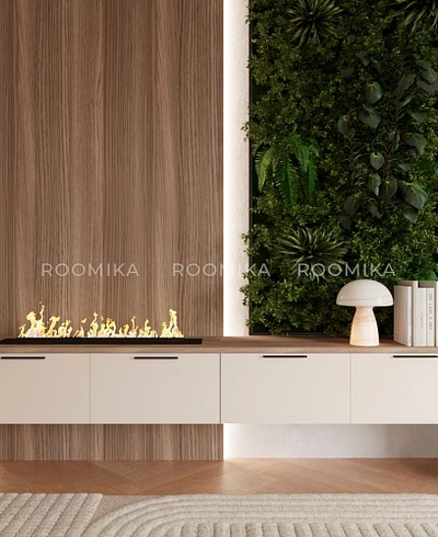 Тумба ТВ напольная с электрокамином L548.451