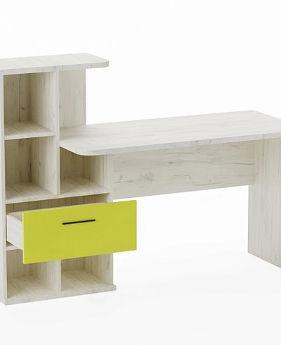 Рабочий стол со встроенным стеллажом HOF421