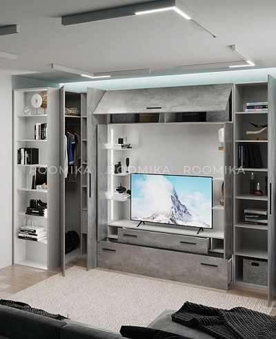 Шкафы для гостиной Лацио 8