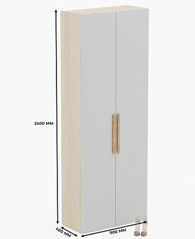 Шкаф двустворчатый L210.40-4