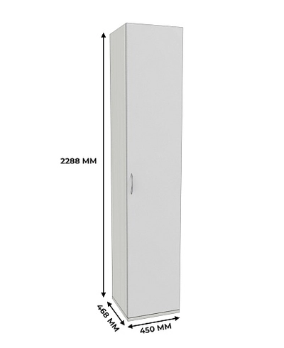 Шкаф 1 дверный узкий P220.45