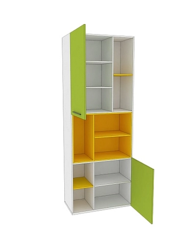 Шкаф книжный с нишей L227 L/R