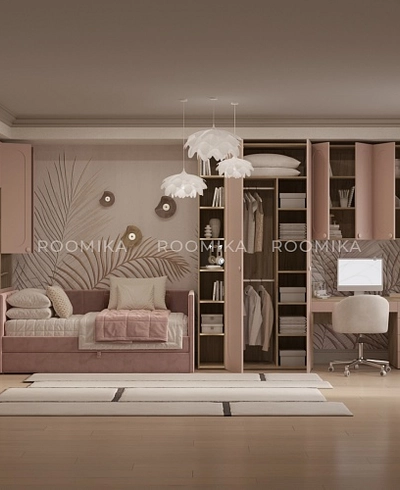 Лацио детская фрезерованные фасады в эмали 89