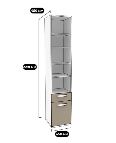 Cтеллаж книжный E222