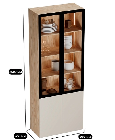 Шкаф двустворчатый R219.2