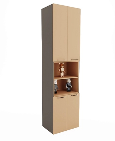 Шкаф книжный с нишей L228.44