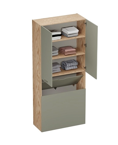 Шкаф двухдверный с фальш стенкой L212.1