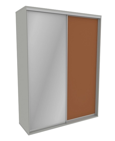 Шкаф-купе U182 тип 3 МДФ/зеркало