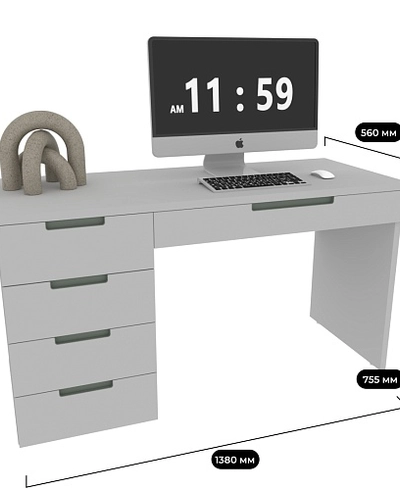 Cтол письменный прямой LE715.1 L/R
