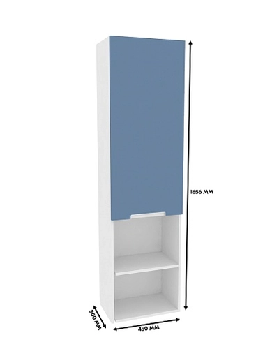 Стеллаж настольный, фасады в эмали LE335