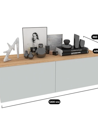 Тумба навесная,  2 шт R512