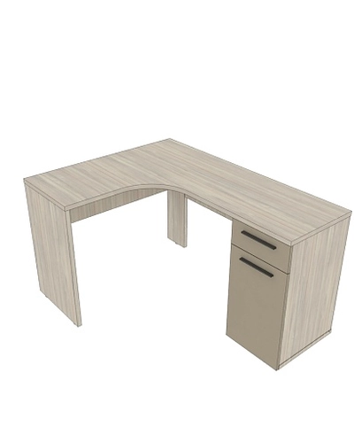 Стол угловой разносторонний L714 L/R