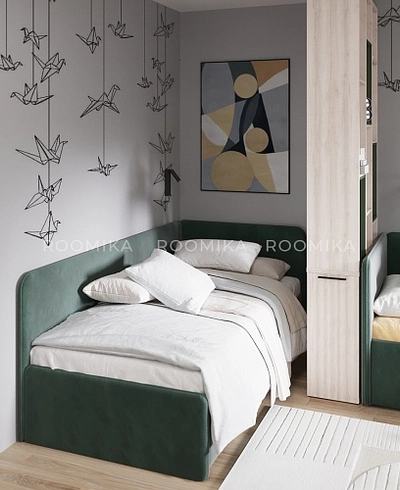 Стеллаж-тумба перегородка со вставками L239.90