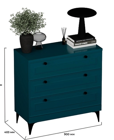 Комод с ящиками узкий A703.40ESB