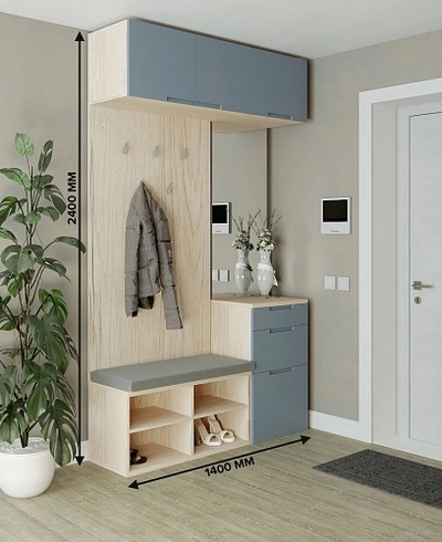 Лацио прихожая фасады в эмали 7