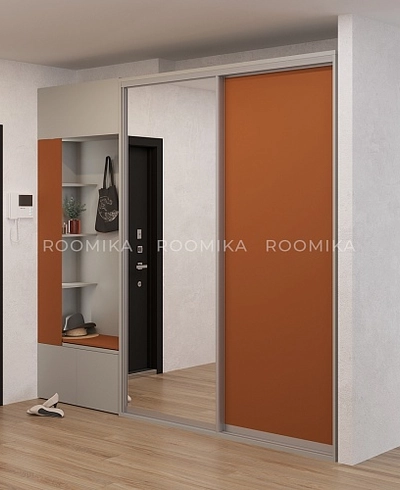 Шкаф-купе U182 тип 3 МДФ/зеркало