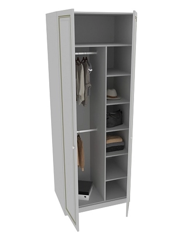 Шкаф двухдверный с перемычкой А210.60-4P